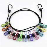 Outdoor Clothesline 12clips And Pouch Set - Yorkn Inc✅