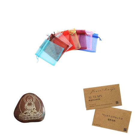 Pebbles Kraft Paper Transparent Yarn Pouch Set - Yorkn Inc✅