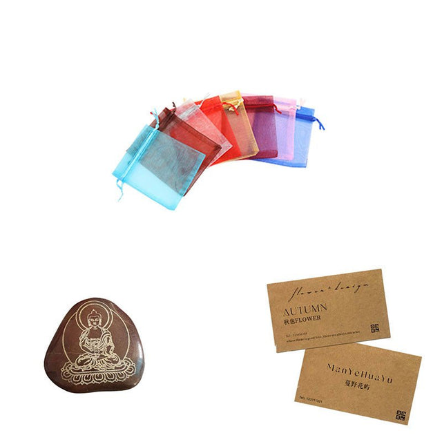 Pebbles Kraft Paper Transparent Yarn Pouch Set - Yorkn Inc✅