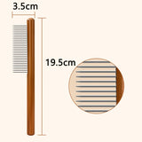 Pet Comb With Wooden - Yorkn Inc✅