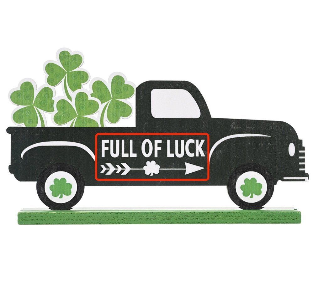 Pickup Truck Shaped Wooden Ornament - Yorkn Inc✅
