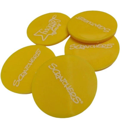 Plastic 2.5 Inch Dia Round Coin - Yorkn Inc✅