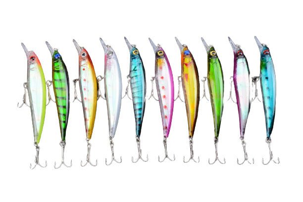 Plastic Fishing Lure With Hook - 11.2 Cm Long - Yorkn Inc✅