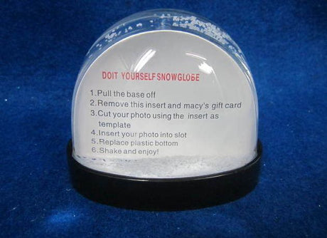 Plastic Snow Globe - Yorkn Inc✅