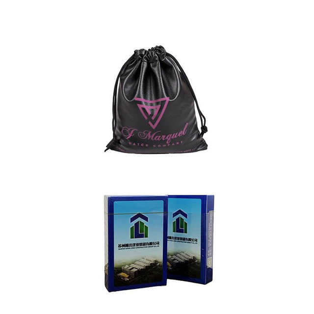 Poker Card With Pu Leather Drawstring Pouch - Yorkn Inc✅