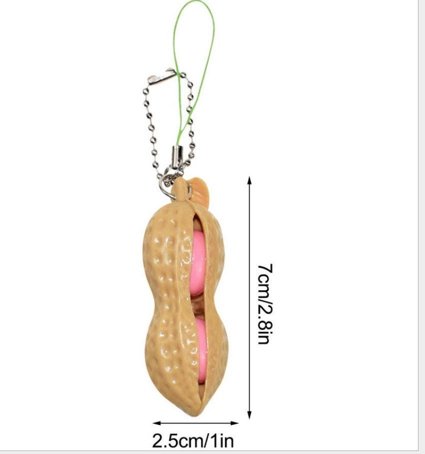 Popping Peanut Fidget Key Chain - Yorkn Inc✅