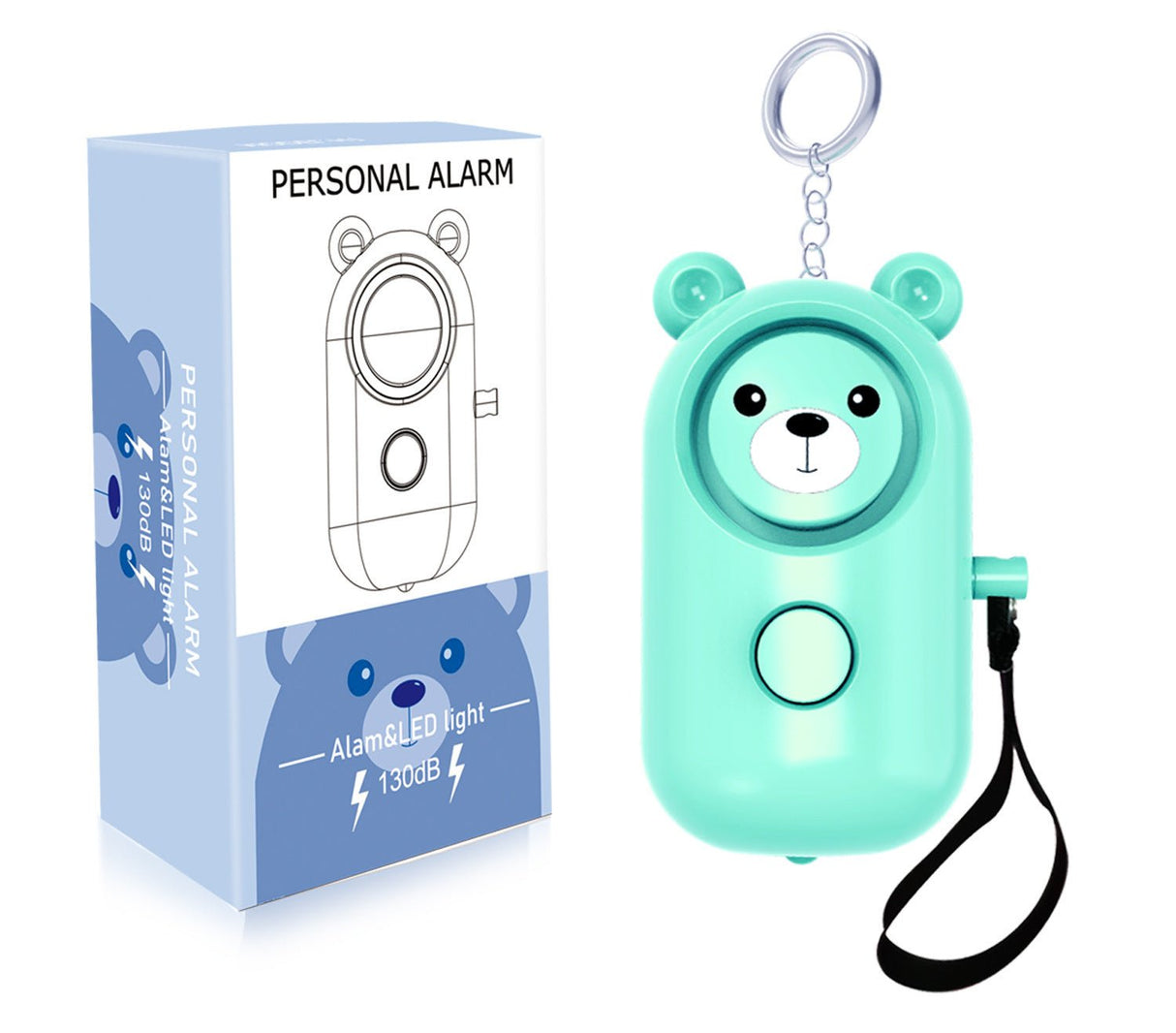 Portable Self Defense Alarm Keychain - Yorkn Inc✅