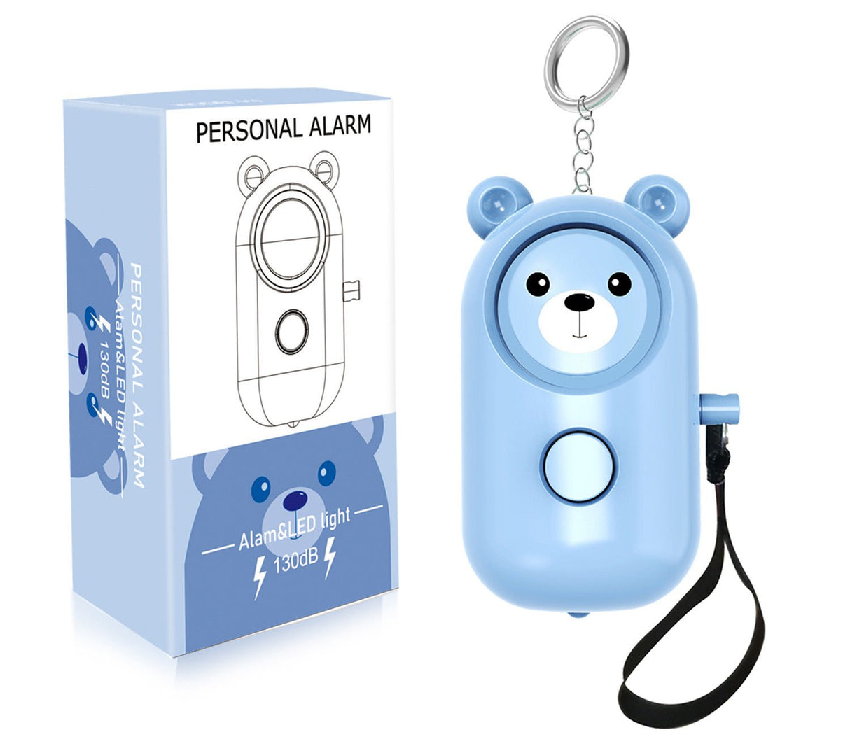 Portable Self Defense Alarm Keychain - Yorkn Inc✅