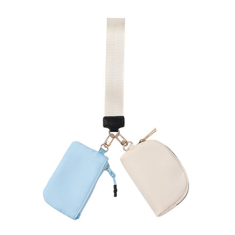 Portable Wrist Bag Mini Card Holder Wallet For Bank Cards Cash Coin Storage - Yorkn Inc✅