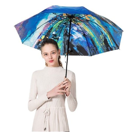 Printed Custom Folding Umbrella - Yorkn Inc✅