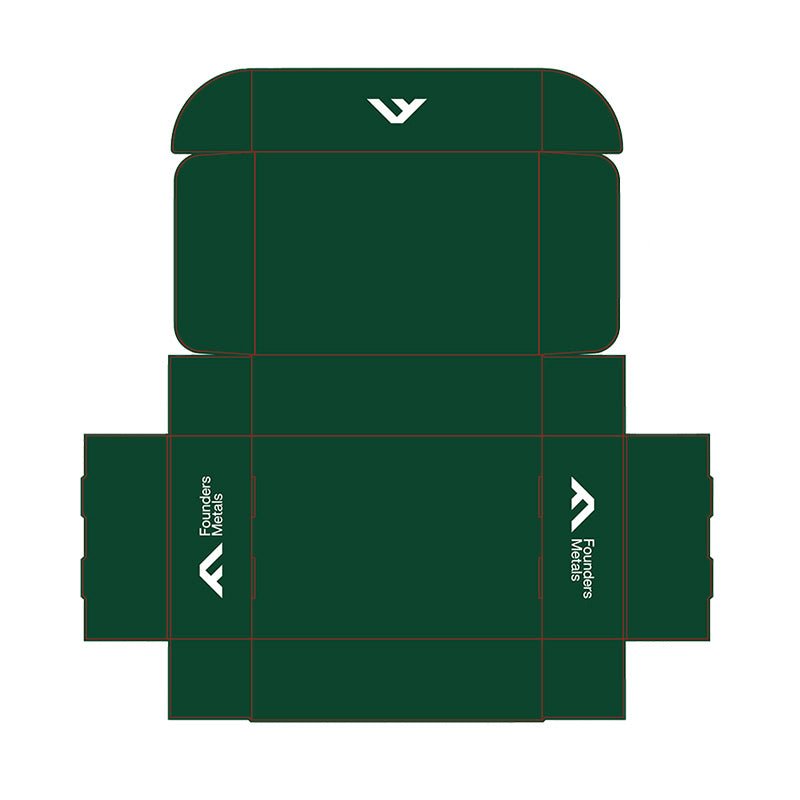 Printed White Corrugated E - flute Folding Box - Yorkn Inc✅