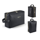 Pu Leather Makeup Bag With Handle - Yorkn Inc✅