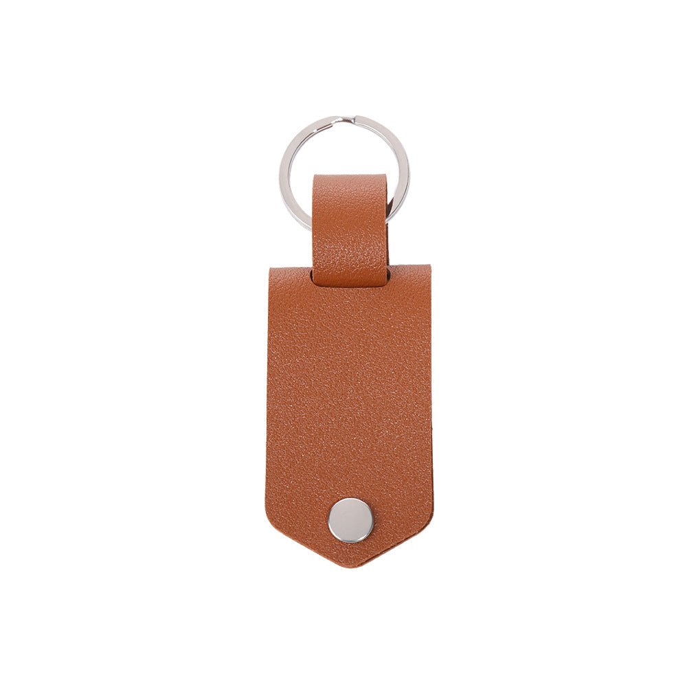Pu Leather & Stainless Steel Keychain - Yorkn Inc✅