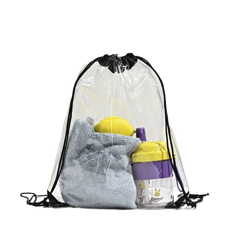 Pvc Transparent Drawstring Backpack - Yorkn Inc✅