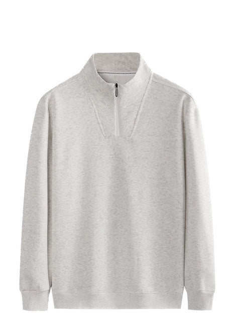 Quarter - zip Stand Collar Sweatshirt - Yorkn Inc✅