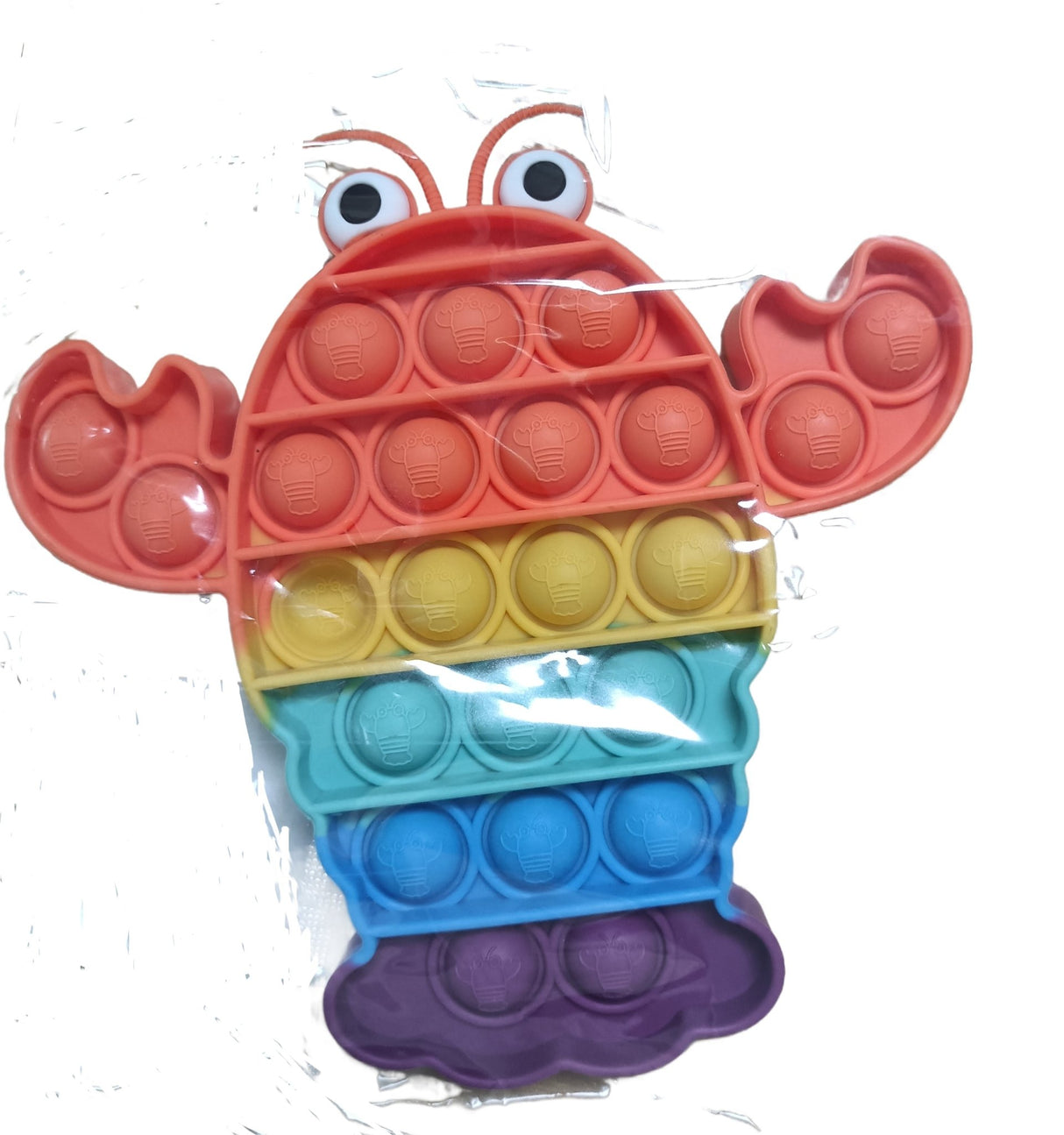 Rainbow Lobster Bubble Pop Fidget Toy - Yorkn Inc✅
