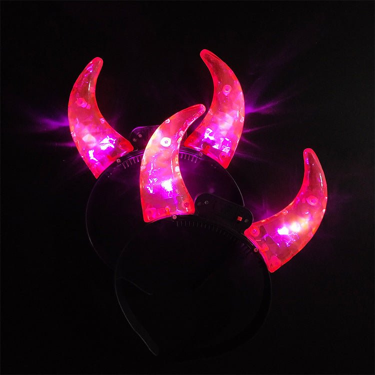 Red Devil Horn Headband - Yorkn Inc✅
