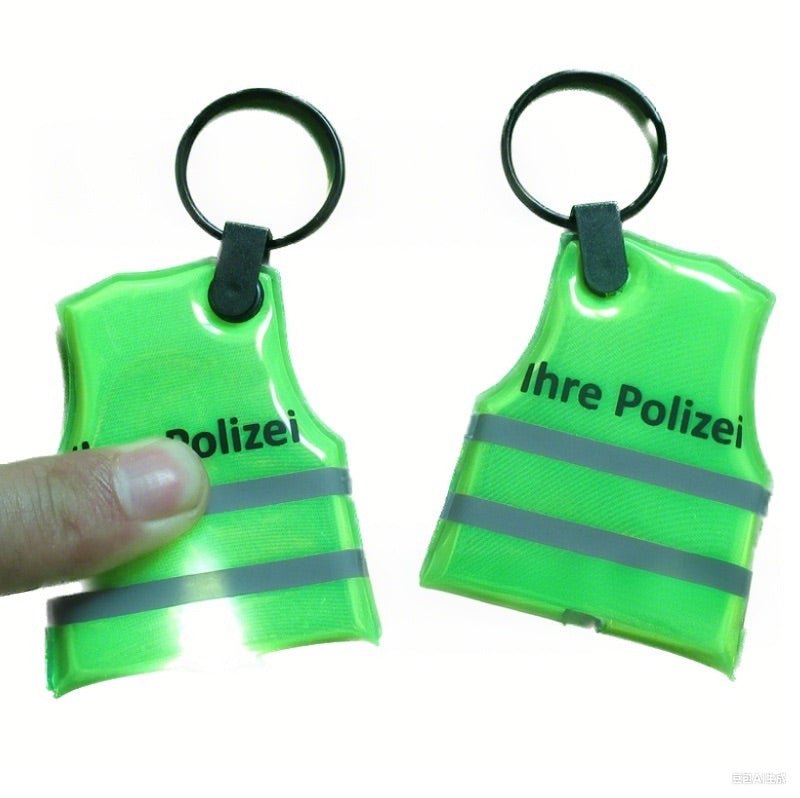 Reflective Vest Keychain With Flashlight - Yorkn Inc✅