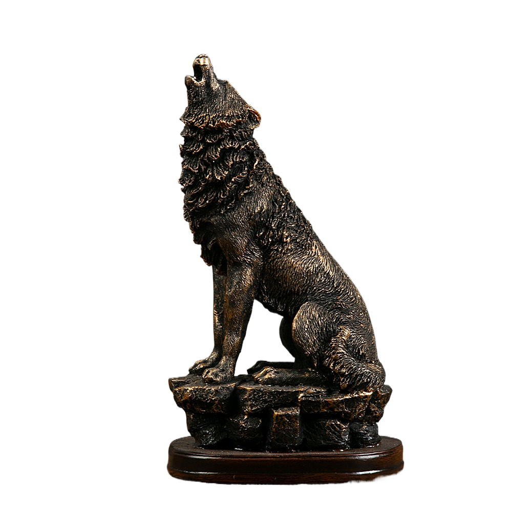 Roaring Wolf Animal Ornament - Yorkn Inc✅