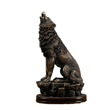 Roaring Wolf Animal Ornament - Yorkn Inc✅