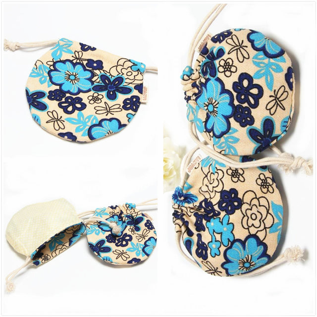 Round Shape Fabric Drawstring Pouches - Yorkn Inc✅