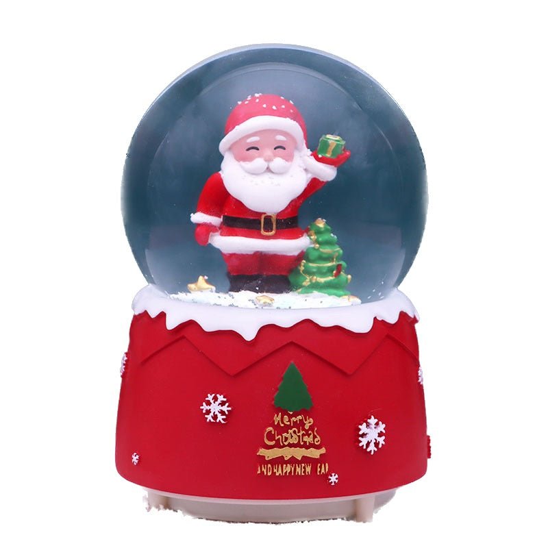 Santa Claus Christmas Snow Crystal Ball - Yorkn Inc✅