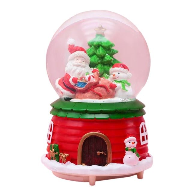 Santa Snow Globe Decor Without Music - Yorkn Inc✅