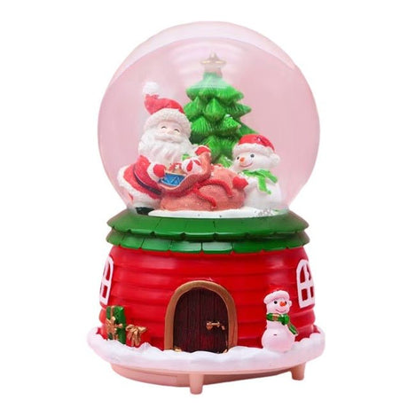 Santa Snow Globe Decor Without Music - Yorkn Inc✅