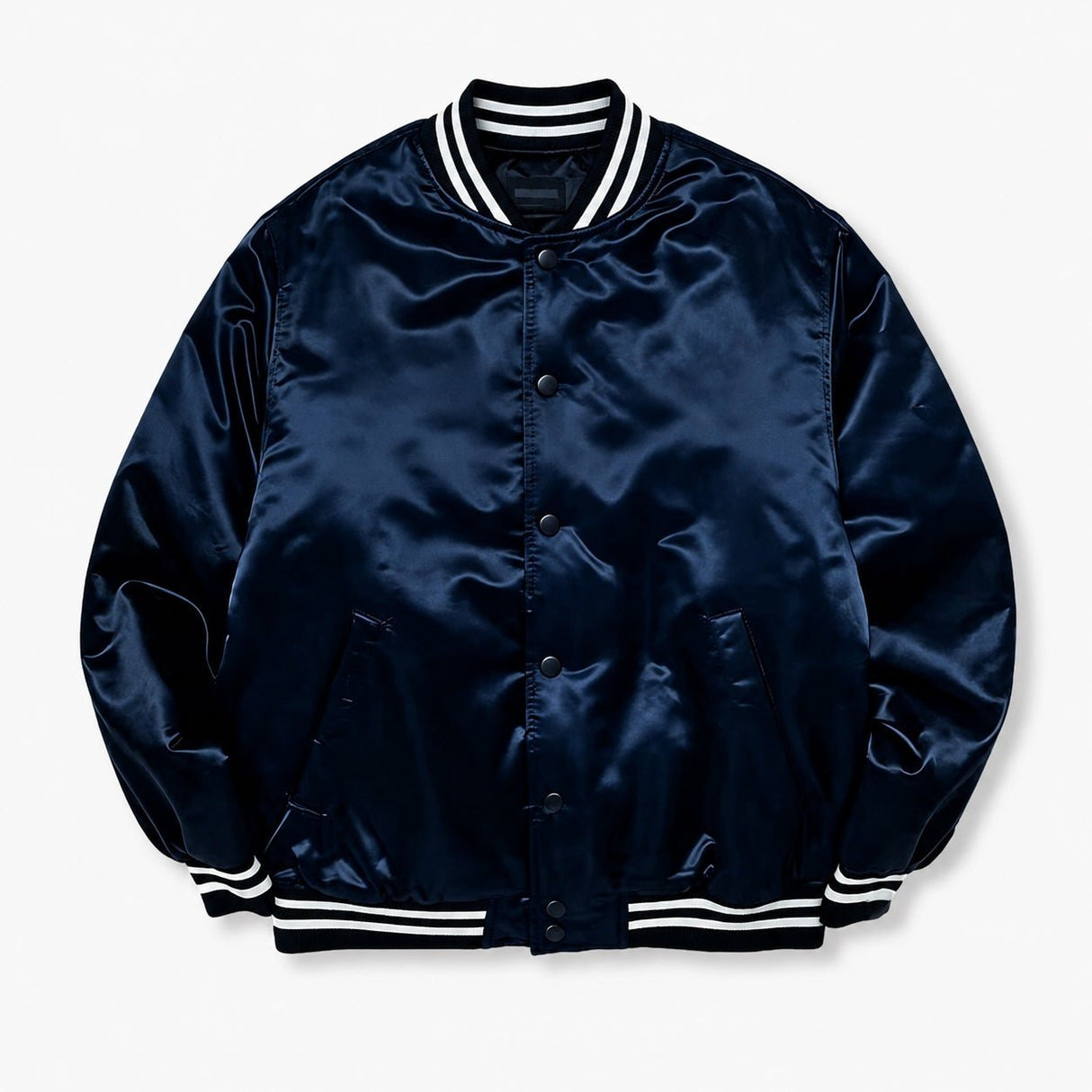 Satin Baseball Jacket - Yorkn Inc✅