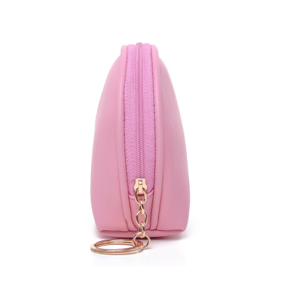 Shell - shaped Pu Leather Cosmetic Bag - Yorkn Inc✅