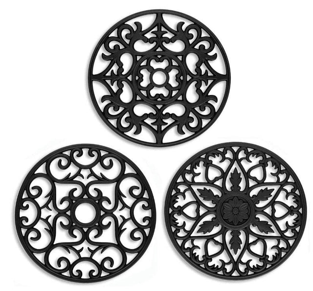 Silicone Trivet Mat Set - Non - slip - Yorkn Inc✅