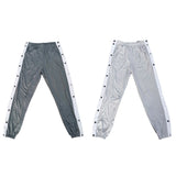 Snap - button Side - slit Casual Pants - Yorkn Inc✅