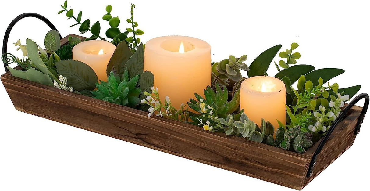 Solid Wood Flower Pot - Yorkn Inc✅