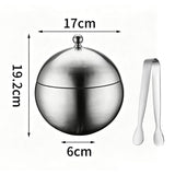 Spherical Stainless Steel Ice Bucket - By Boat - Yorkn Inc✅