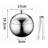Spherical Stainless Steel Ice Bucket - By Boat - Yorkn Inc✅