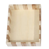 Square Wood Tray Basic Shower Accessory Set - Yorkn Inc✅