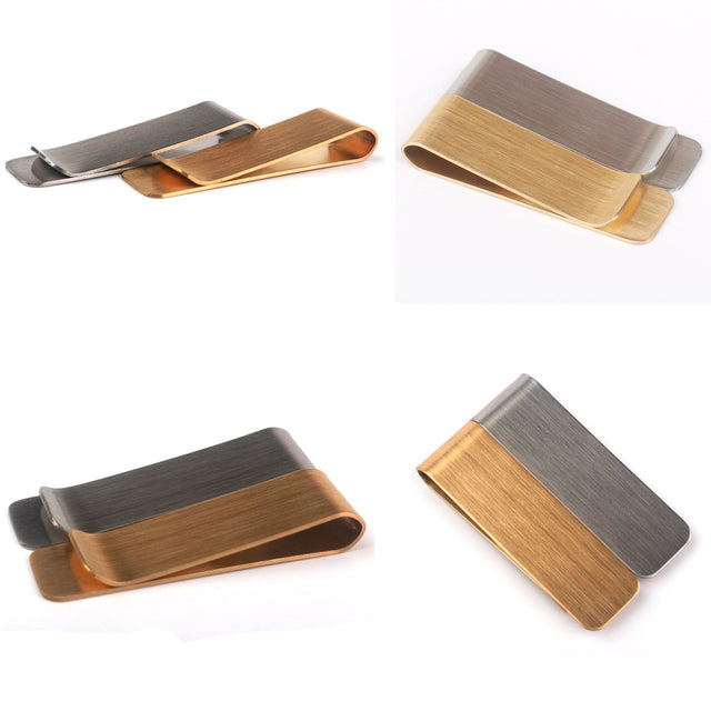 Stainless Steel Slim Money Clip Wallet - Yorkn Inc✅