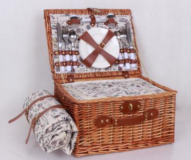 Straw Picnic Basket - Yorkn Inc✅