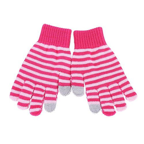 Striped Knitted Gloves - Yorkn Inc✅