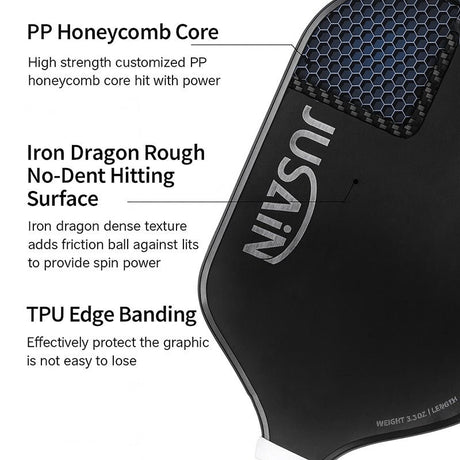 T700 Carbon Fiber Teflon Pickleball Paddle - Yorkn Inc✅