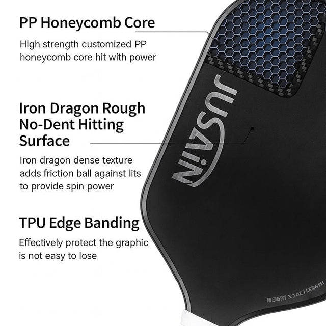 T700 Carbon Fiber Teflon Pickleball Paddle - Yorkn Inc✅