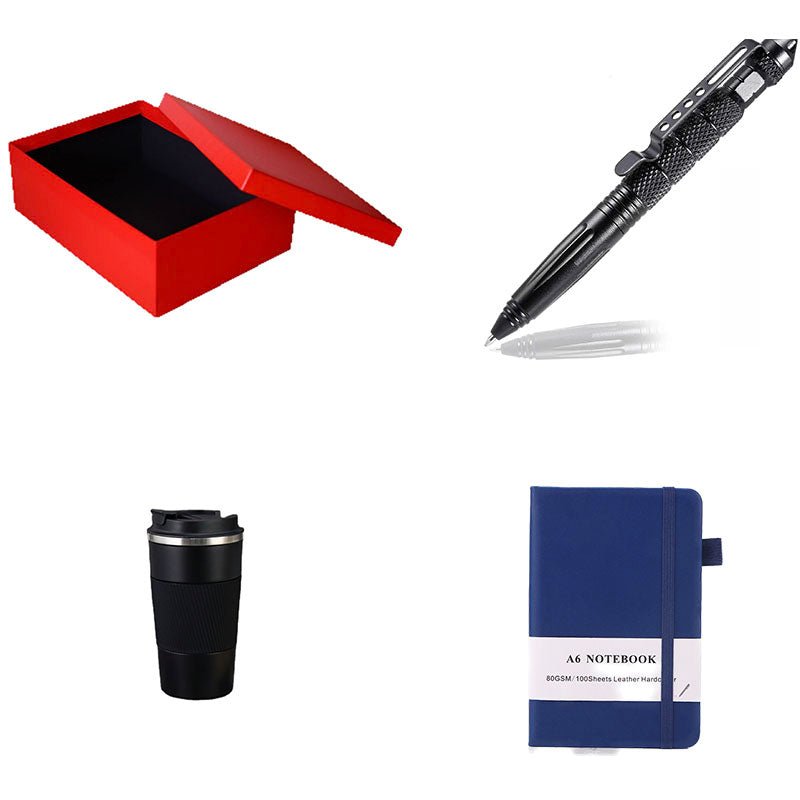 Tactical Pen, A6 Notebook & 380ml Tumbler Gift Set - Yorkn Inc✅
