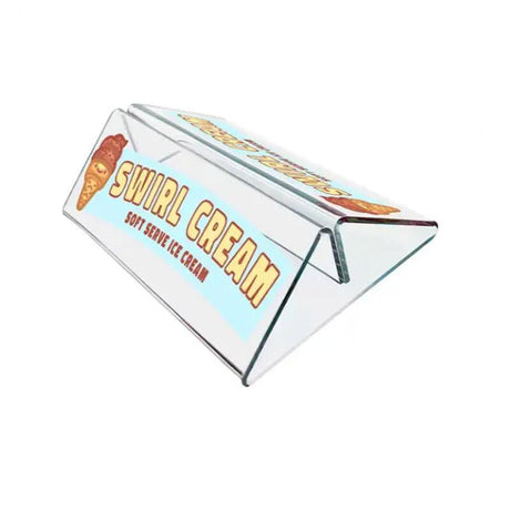 Transparent Triangle Acrylic Base - Yorkn Inc✅