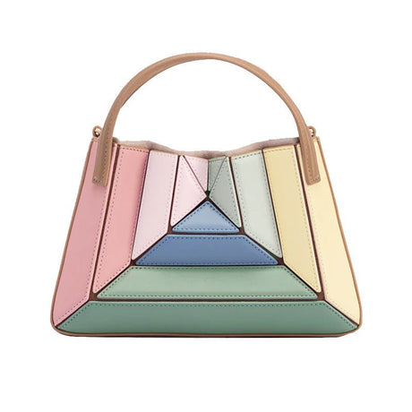 Turkish - inspired Ruched Color - block Mini Handbag - Yorkn Inc✅