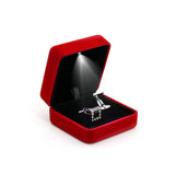 Velvet Metal With Led Jewelry Gift Box - Yorkn Inc✅