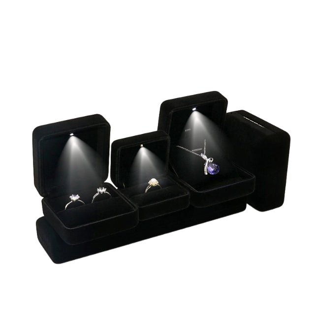 Velvet With Led Necklace Box - Yorkn Inc✅