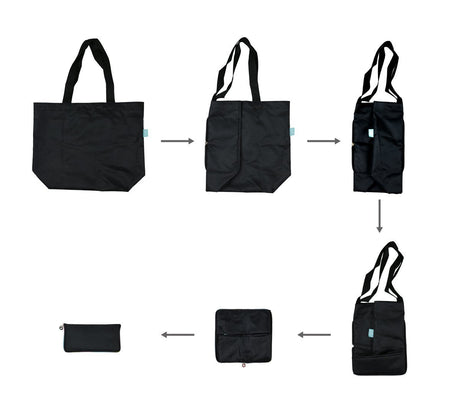 Wallet Style Folding Shopping Bags - Yorkn Inc✅