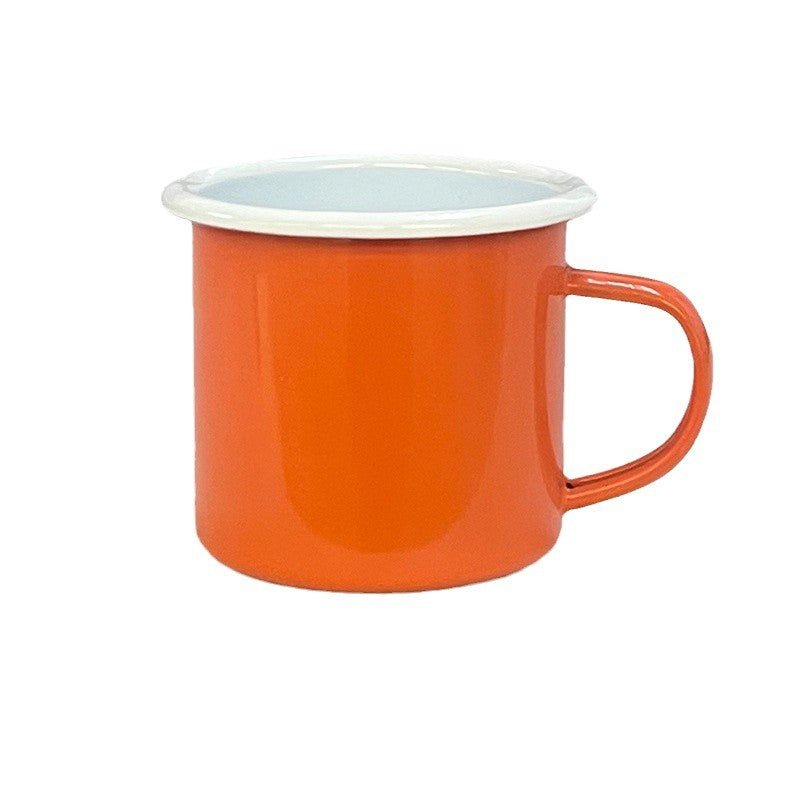 White Edged Enamel Mug - Yorkn Inc✅