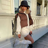 Winter Cropped Puffer Vest - Yorkn Inc✅