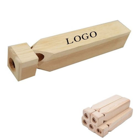 Wooden 4 - hole Train Whistle - Yorkn Inc✅